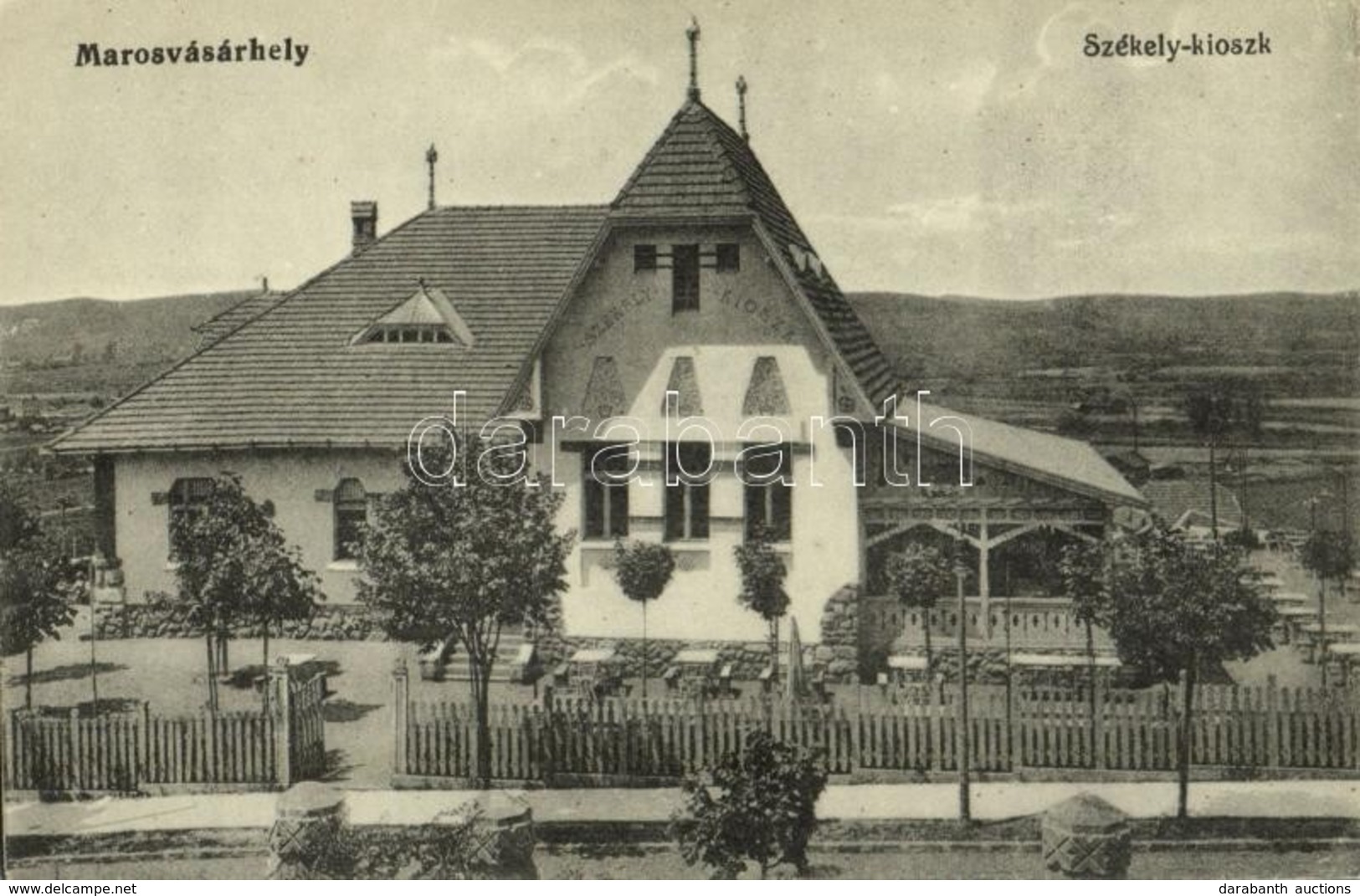 T2 Marosvásárhely, Targu Mures; Székely Kioszk. Porjes S. Sándor Kiadása / Kiosk - Sin Clasificación