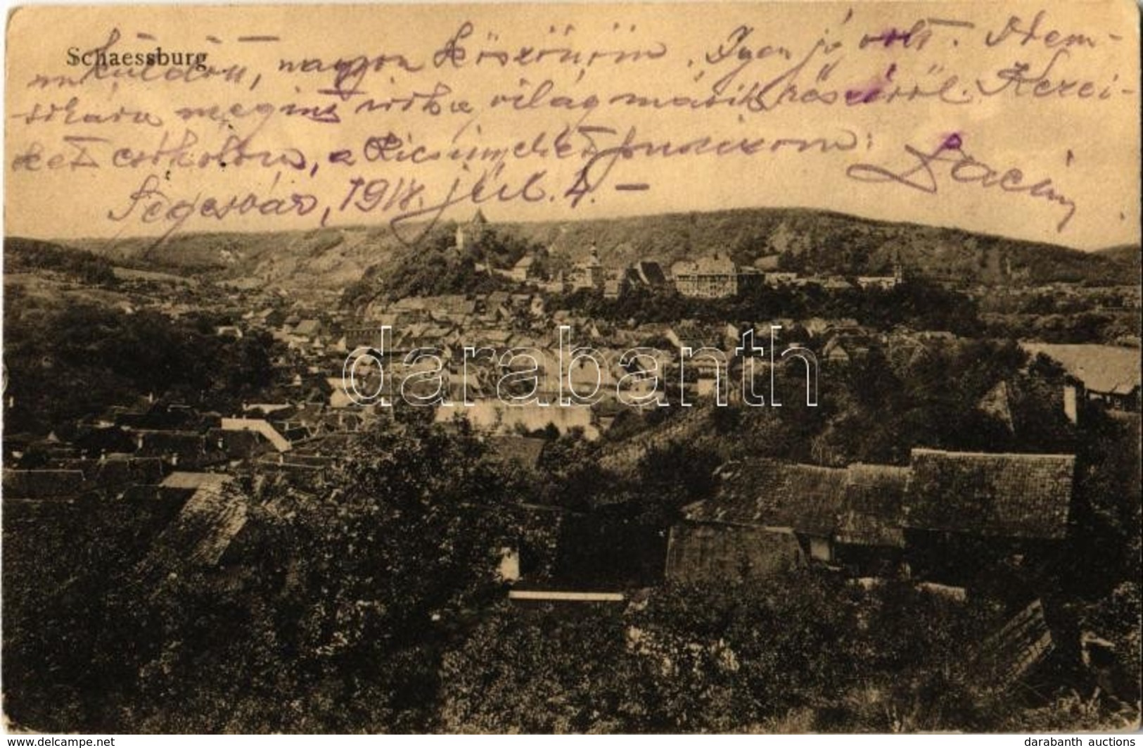 T2/T3 1913 Segesvár, Schässburg, Sighisoara; Fr. Teutsch (EK) - Sin Clasificación