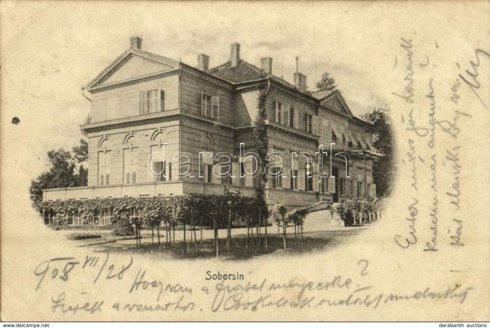 T2/T3 1905 Soborsin, Savarsin; Hunyadi Gróf Kastély / Castelul Contele Hunyady / Castle - Sin Clasificación