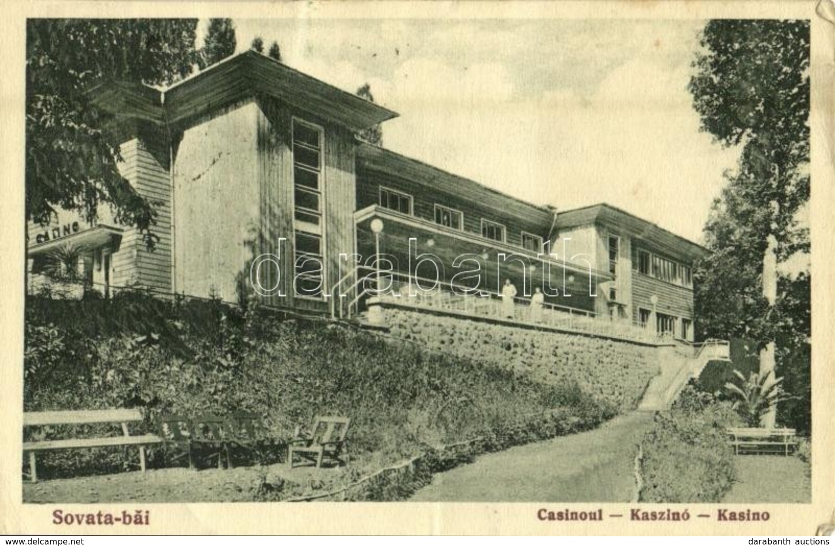 T3 1938 Szováta, Szovátafürdő, Sovata Bai; Casinoul / Kaszinó. Kiadja M. Ulesann / Casino (fa) - Sin Clasificación