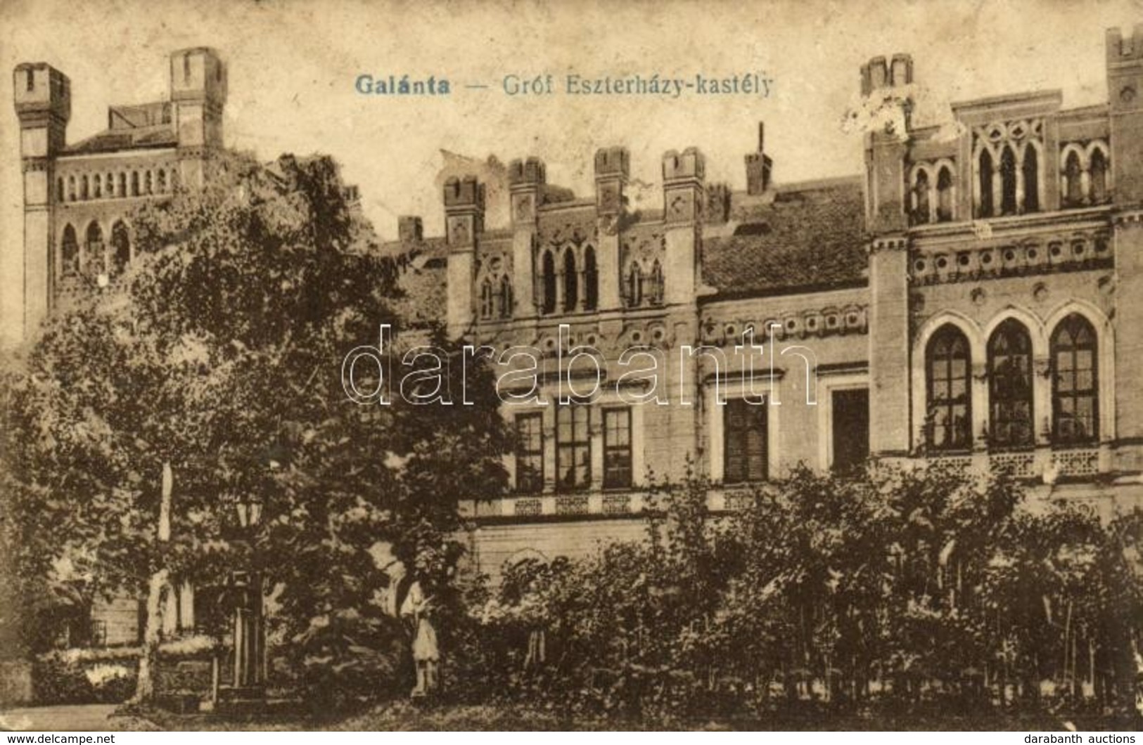 * T2/T3 Galánta, Gróf Esterházy Kastély / Castle (fl) - Other & Unclassified