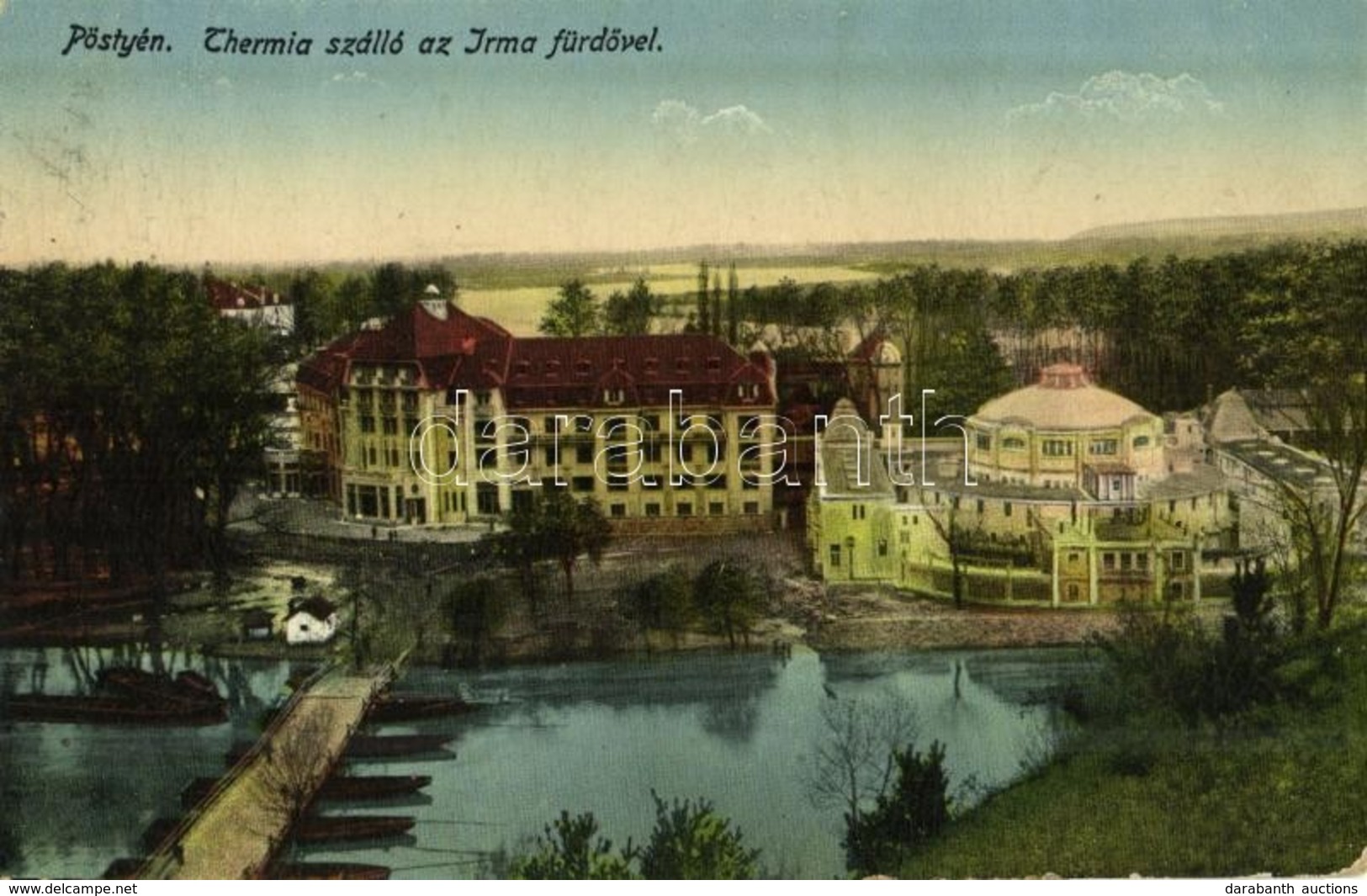 T2 1915 Pöstyén, Piestany; Thermia Szálló, Irma Fürdő / Hotel And Spa - Other & Unclassified