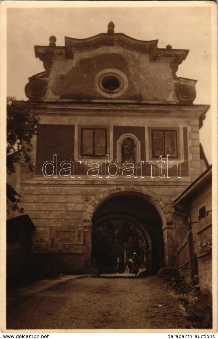 T2 1933 Selmecbánya, Banska Stiavnica; Hegybányai Kapu. Pituk Sándor Magyar Asztalos, Szlovákia Első Neves Sakkfeladvány - Other & Unclassified