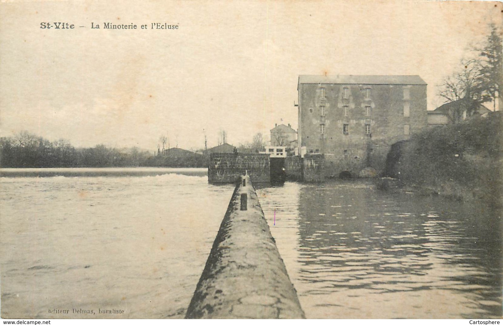 CPA 47 Lot Et Garonne Saint St Vite La Minoterie Et L'Ecluse Moulin - Autres & Non Classés