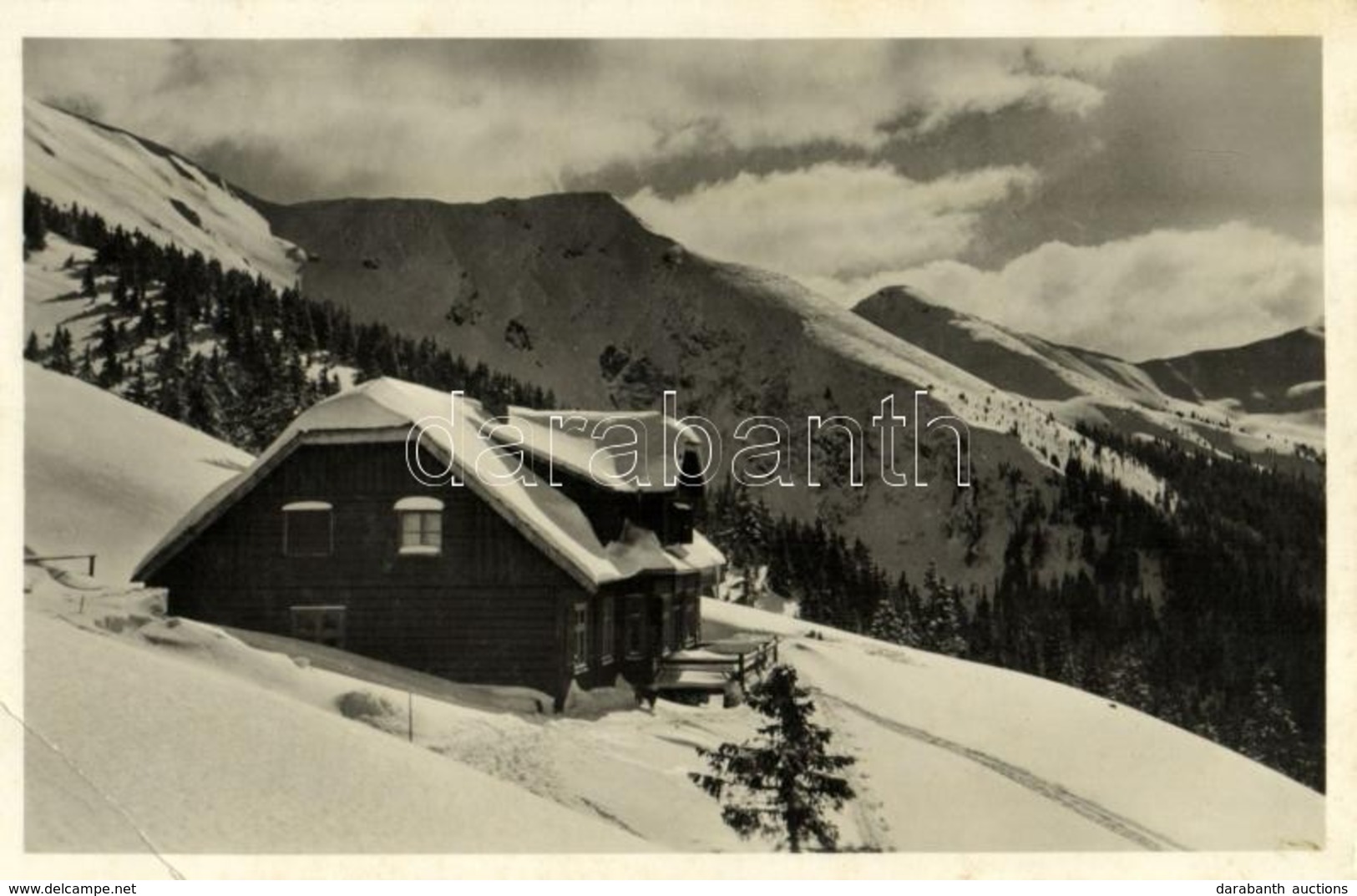 T3 1942 Feketebérc, Chornohora; Pop Iván Hegység (1940 M) A Menedékházzal / Pip Ivan Mountain Peak, Chalet, Chorna Hora  - Other & Unclassified