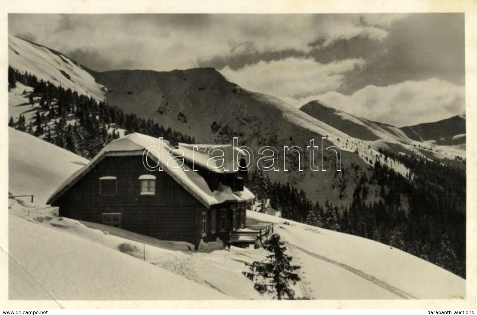 T3 1942 Feketebérc, Chornohora; Pop Iván Hegység (1940 M) A Menedékházzal / Pip Ivan Mountain Peak, Chalet, Chorna Hora  - Otros & Sin Clasificación