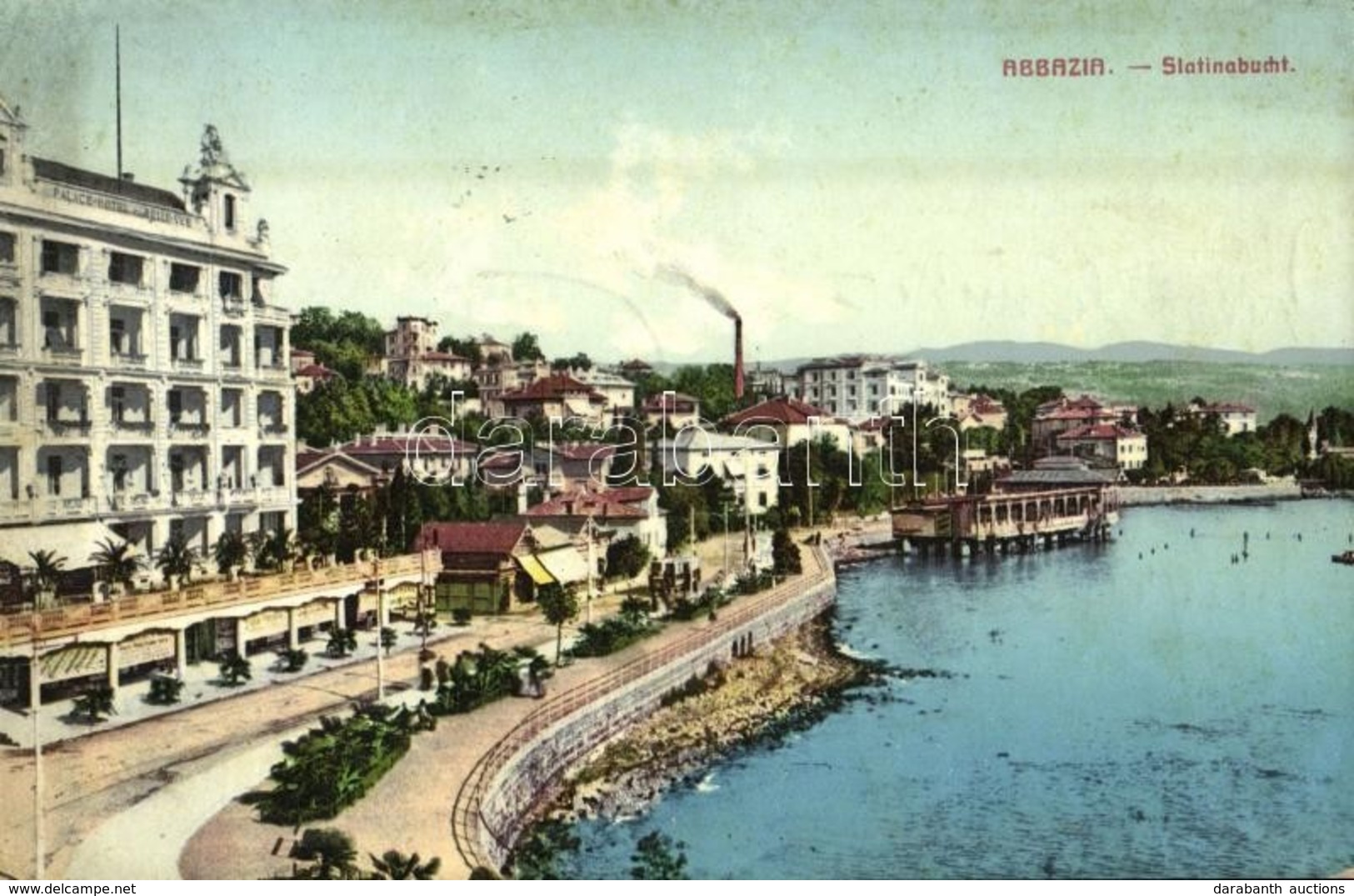 T2/T3 Abbazia, Opatija; Slatinabucht / Palace Hotel Belle-Vue, Beach (EK) - Other & Unclassified