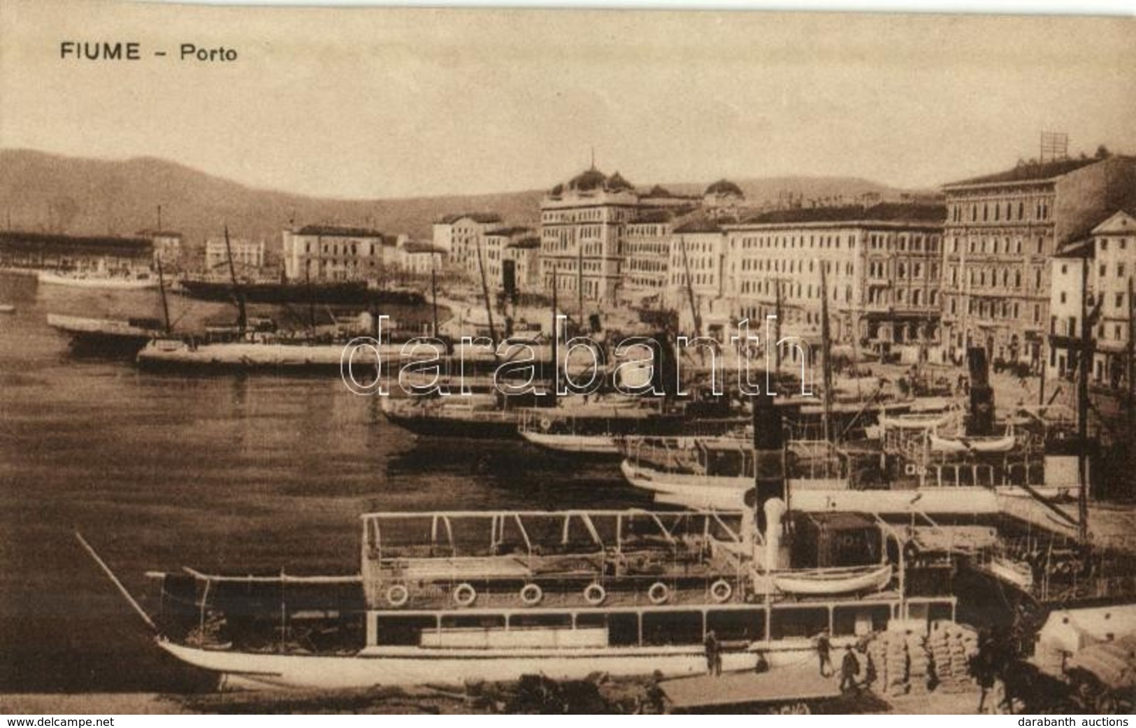 ** T2 Fiume, Rijeka; Porto / Port, Steamships, Harbor, Quay - Other & Unclassified