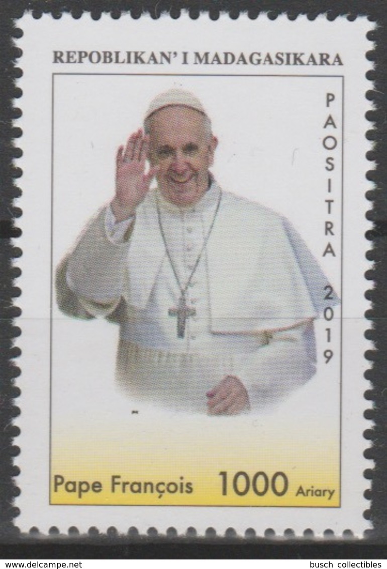 Madagascar Madagaskar 2019 Mi. 2716 Pape François Pope Francis Papst Franziskus Semeur De Paix Et D'espérance Religion - Madagaskar (1960-...)