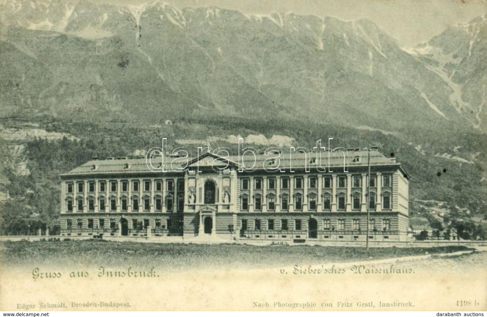 T2 Innsbruck, V. Sieber'sches Waisenhaus / Orphanage - Otros & Sin Clasificación