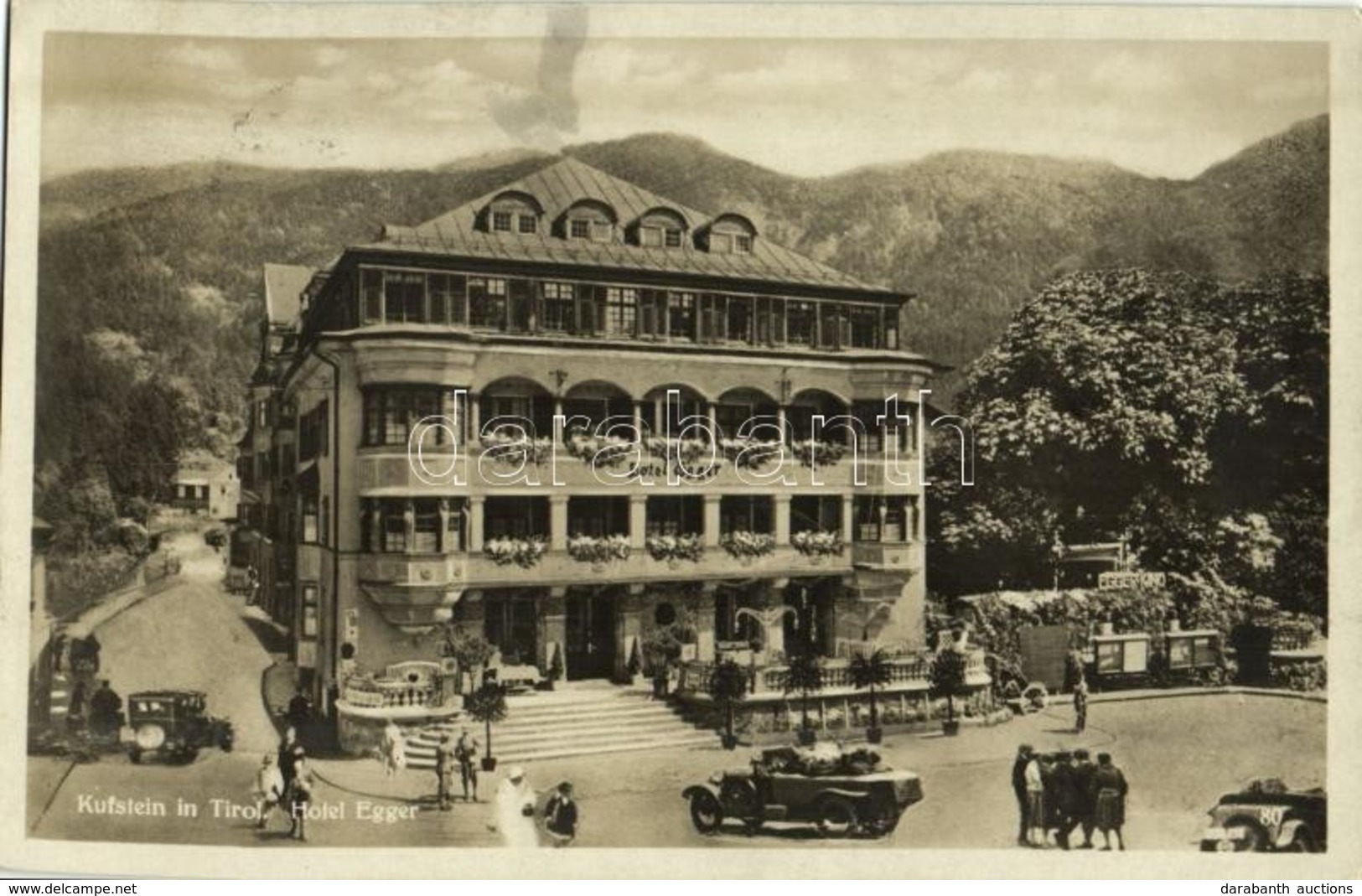 T2 1930 Kufstein (Tirol), Hotel Egger / Hotel, Automobiles - Otros & Sin Clasificación
