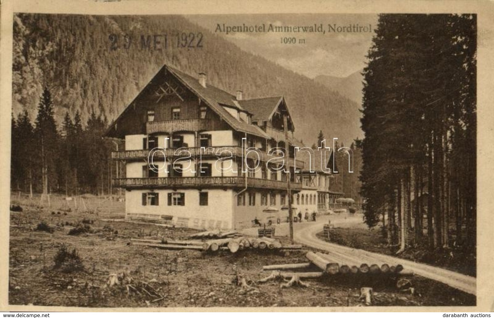 T1/T2 1922 Nordtirol, Alpenhotel Ammerwald / Hotel - Otros & Sin Clasificación