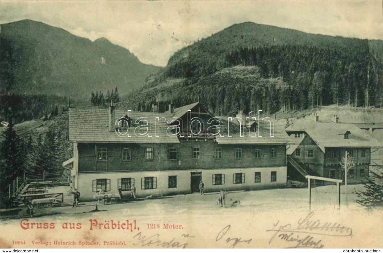 T2/T3 1903 Präbichl, Heinrich Spitaler's Gastwirtschaft / Guest House, Inn (fl) - Otros & Sin Clasificación