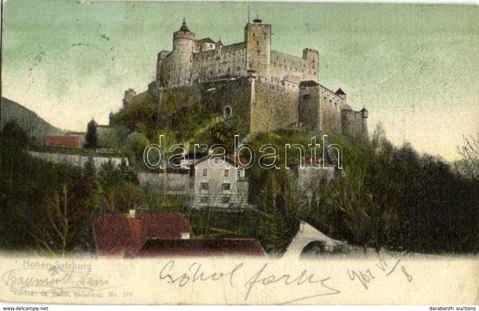 * T2/T3 1902 Salzburg, Festung Hohen-Salzburg / Hohensalzburg Castle. G. Baldi No. 100. - Other & Unclassified