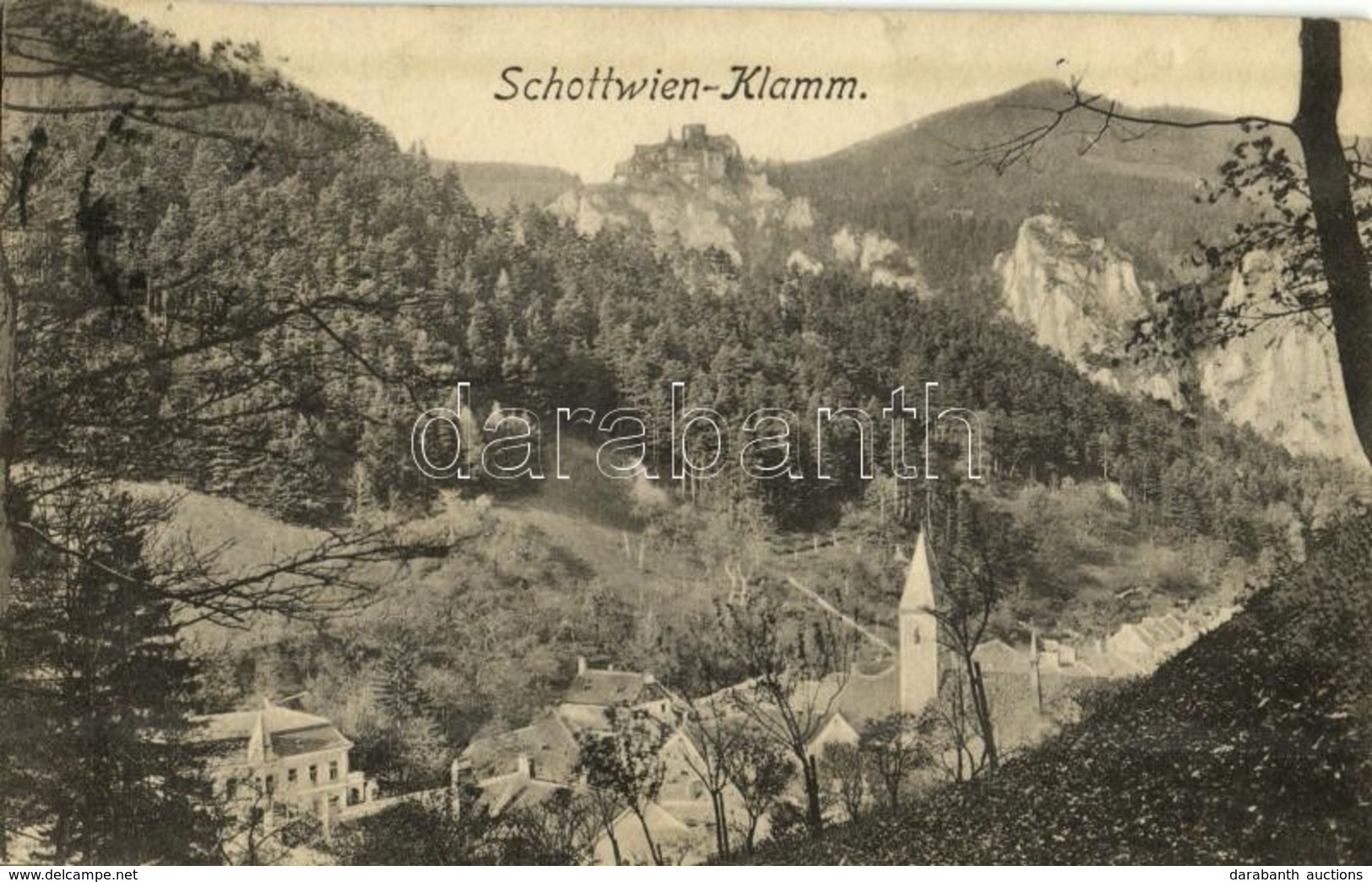 * T2/T3 1912 Schottwien, Schottwien-Klamm (fl) - Other & Unclassified