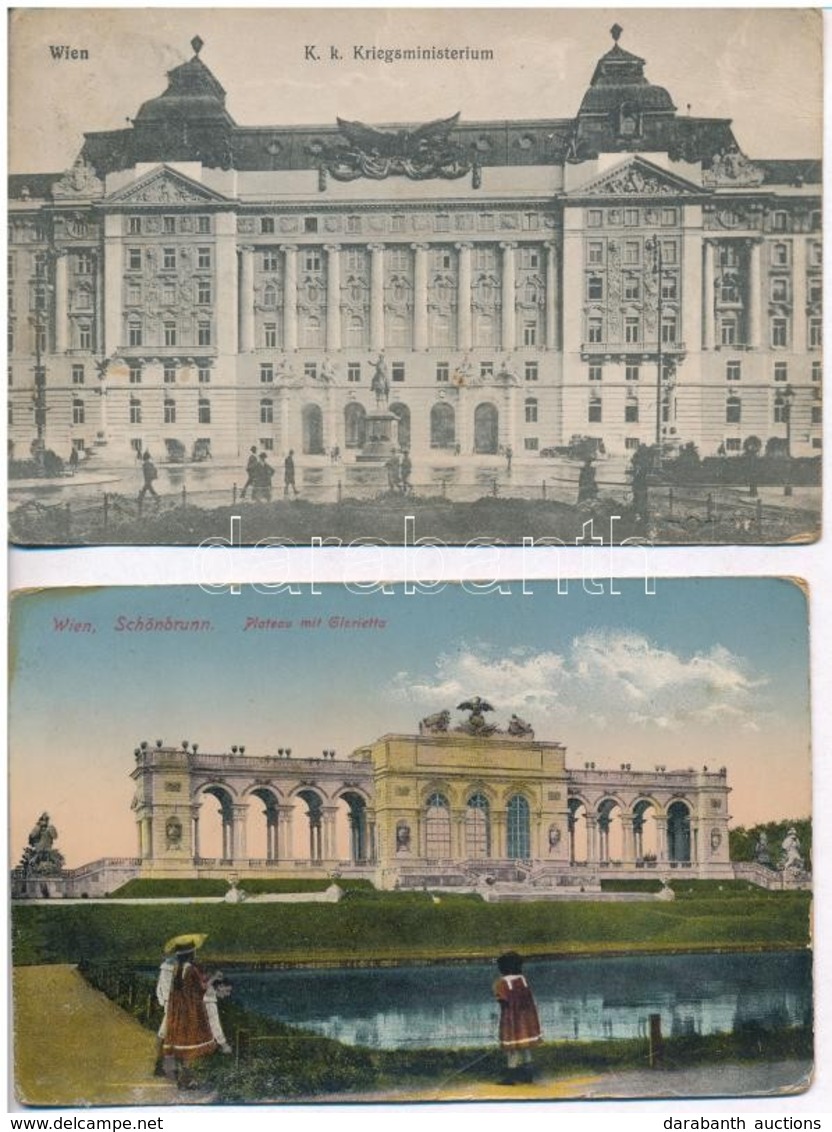 Wien, Vienna, Bécs; - 2 Pre-1945 Postcards - Otros & Sin Clasificación