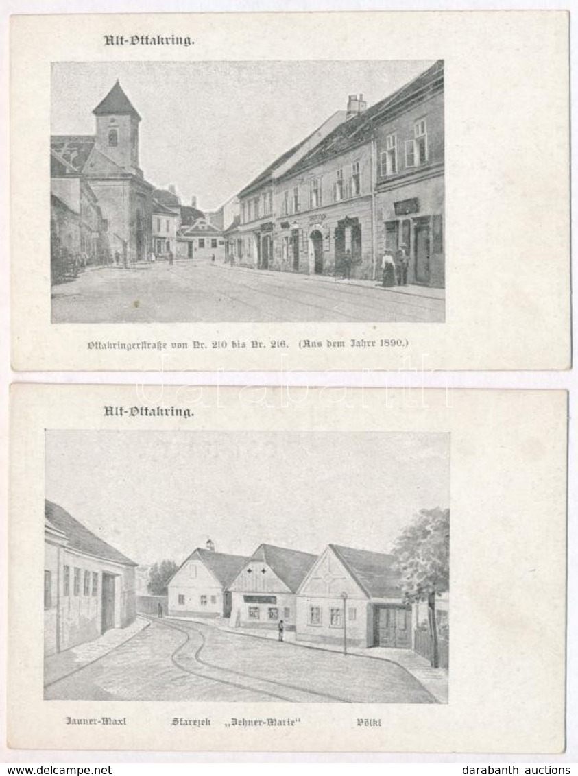 ** Wien, Vienna, Bécs XVI. Alt-Ottakring - 2 Pre-1945 Postcards - Other & Unclassified