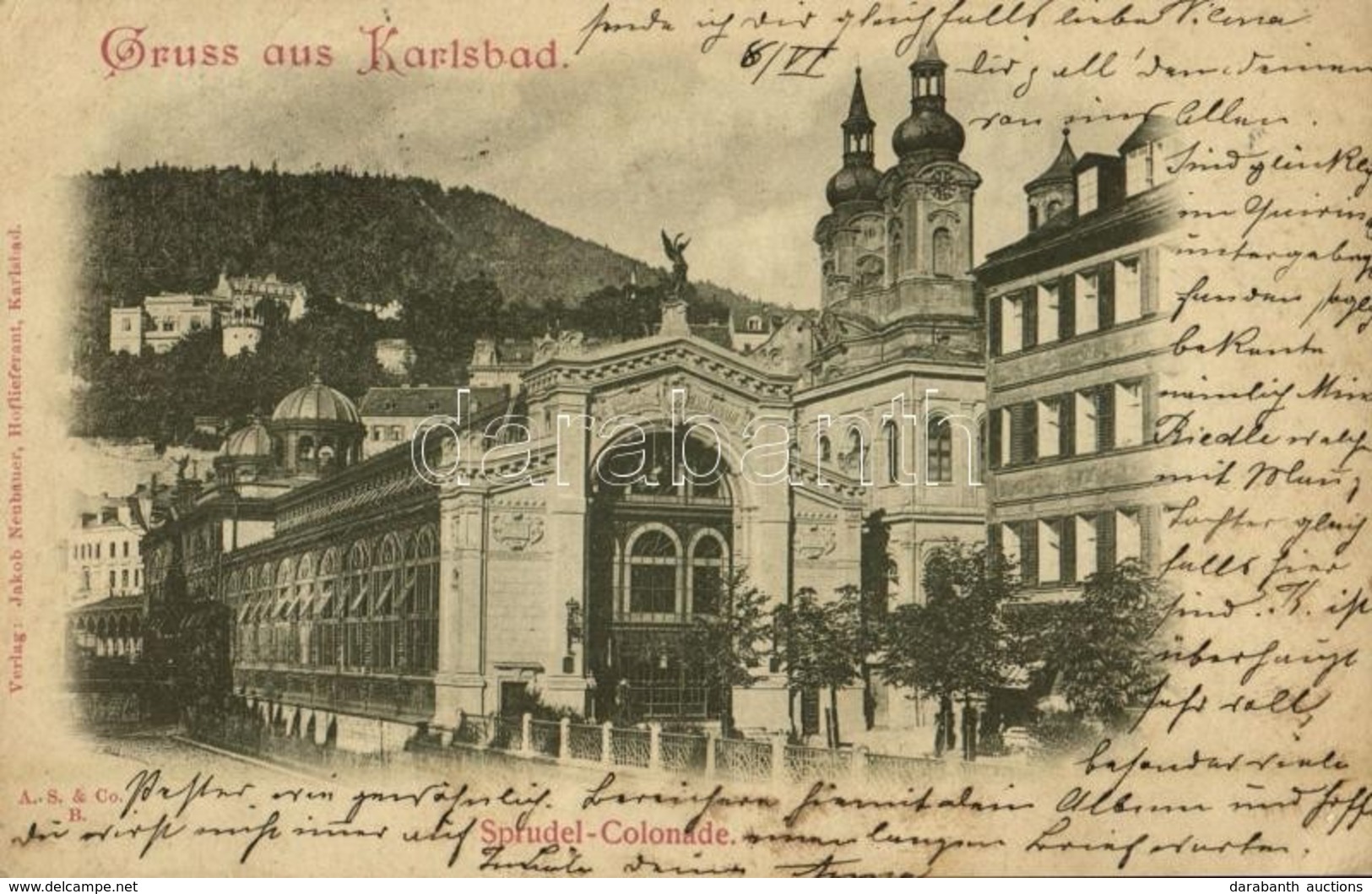 * T2/T3 Karlovy Vary, Karlsbad; Sprudel-Colonade (Rb) - Sonstige & Ohne Zuordnung