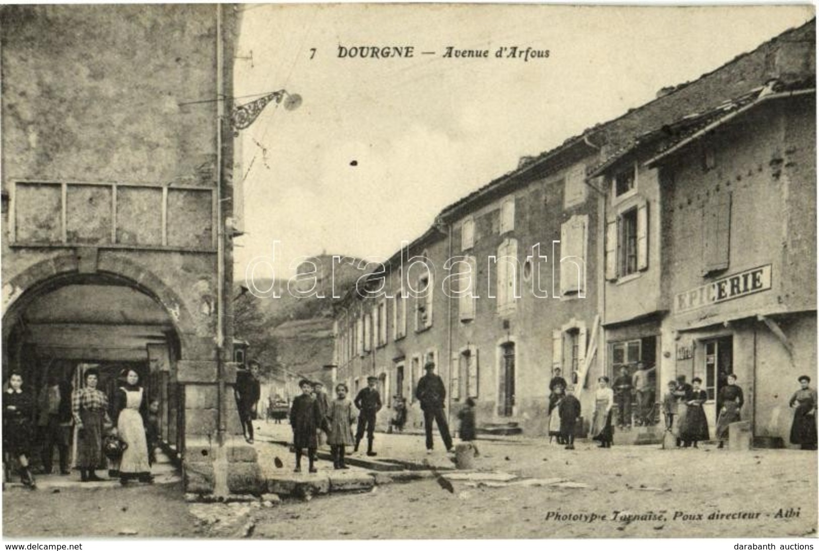 * T2 1915 Dourgne, Avenue D'Arfous, Epicerie / Street, Grocery - Otros & Sin Clasificación