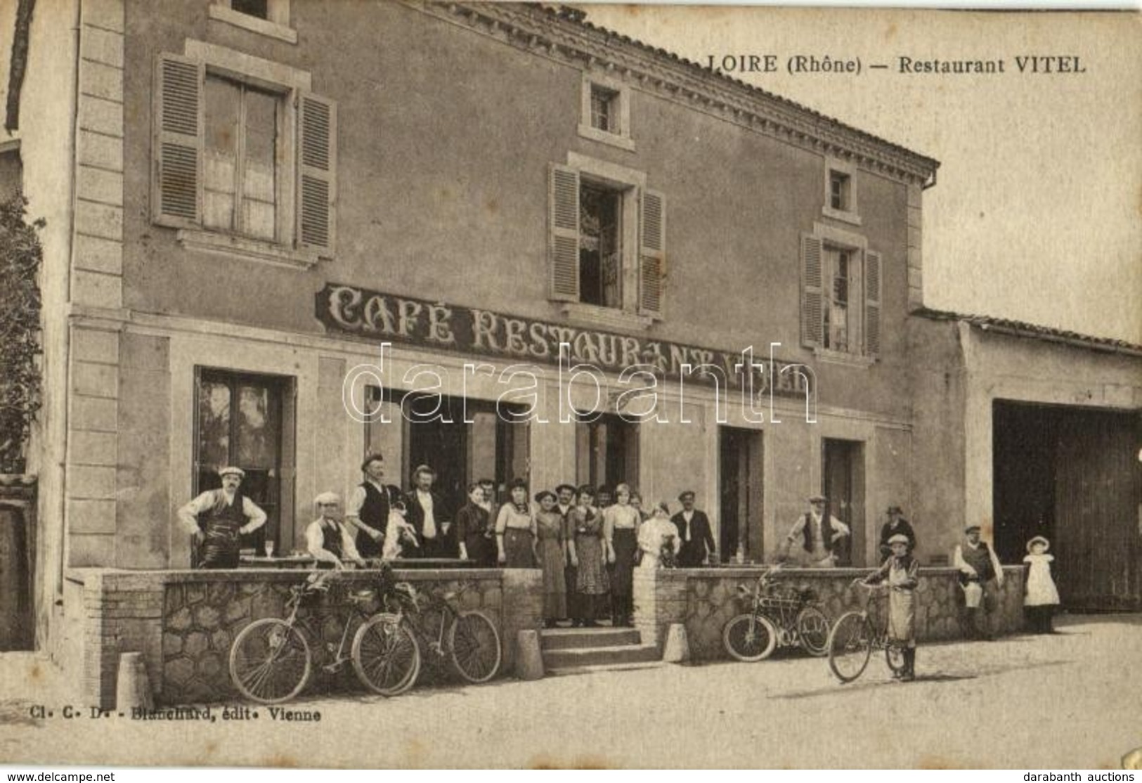 T2/T3 1918 Loire-sur-Rhone, Restaurant Vitel (fl) - Otros & Sin Clasificación