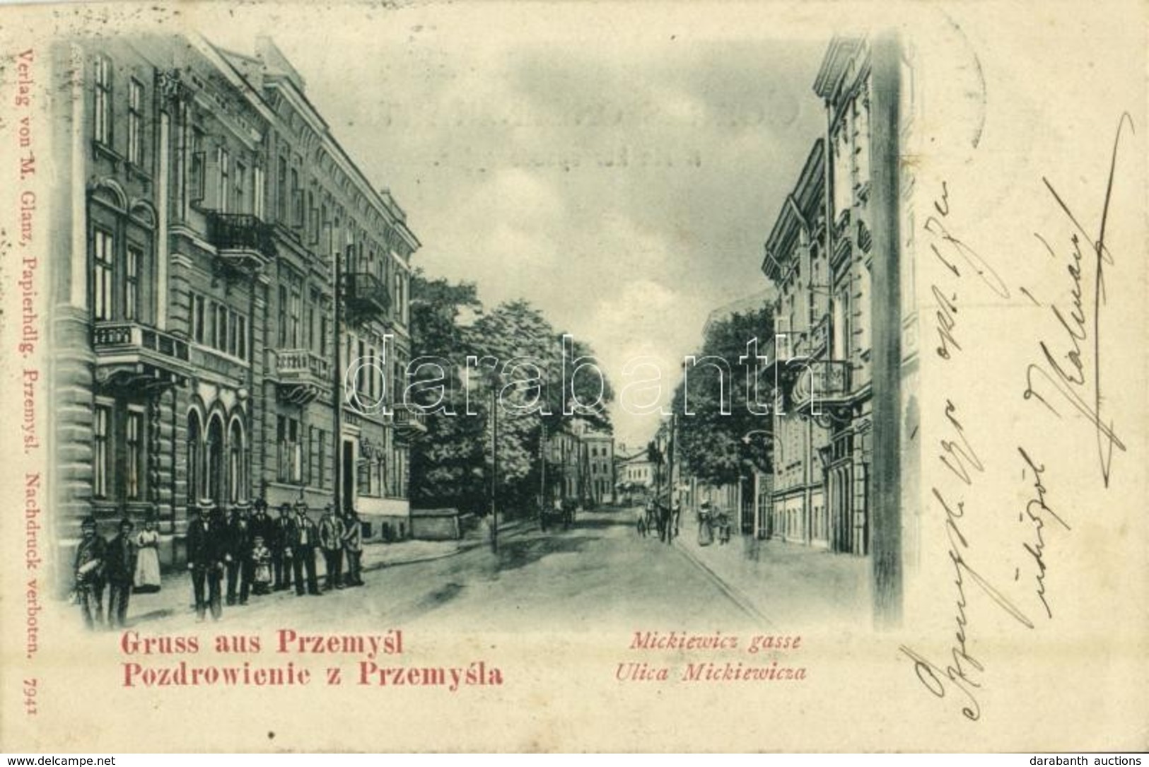 T2/T3 1900 Przemysl, Mickiewicz Gasse / Ulica Mickiewicza / Street (EK) - Otros & Sin Clasificación