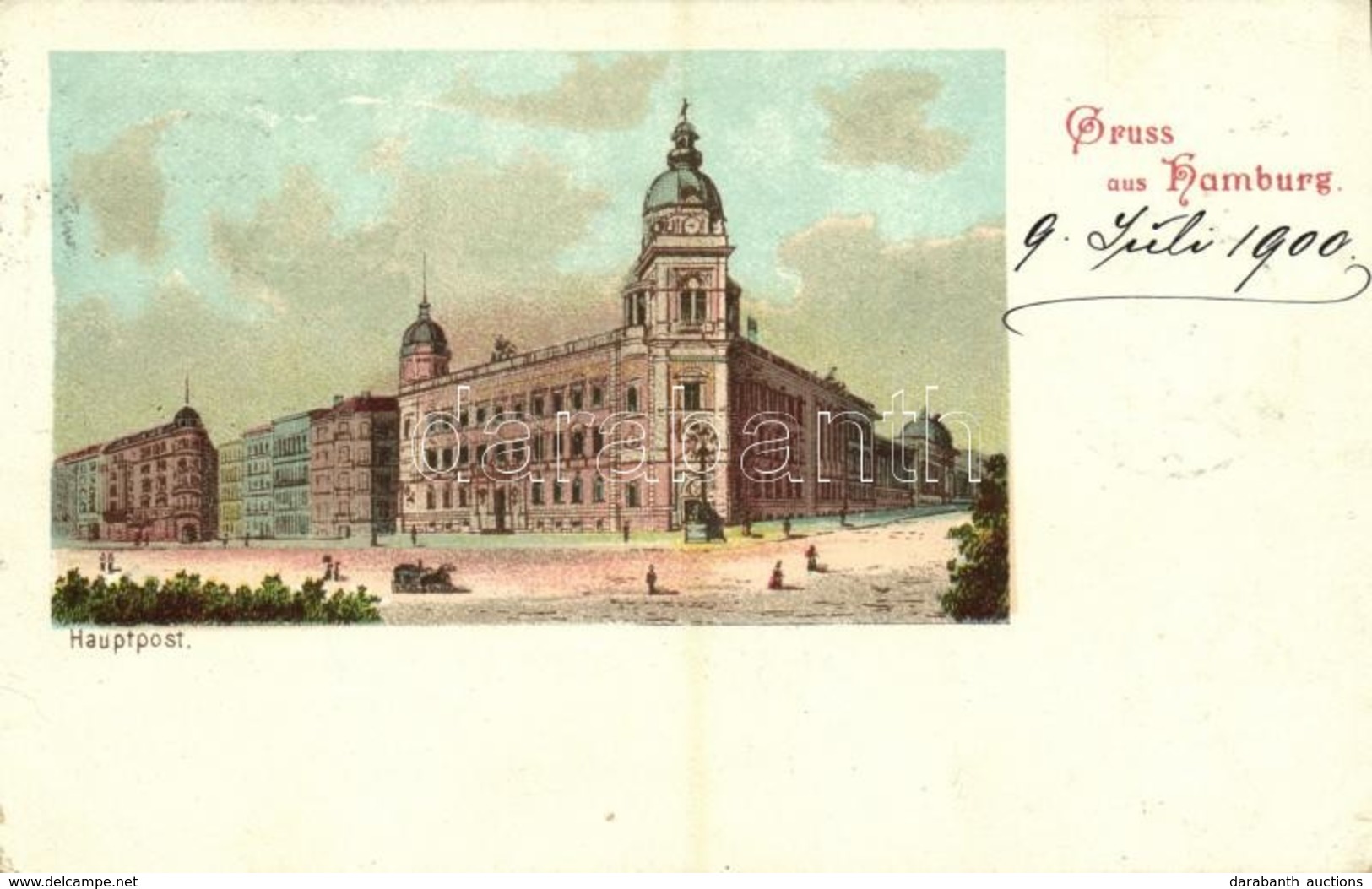 T2 1900 Hamburg, Hauptpost / Post Office - Sin Clasificación