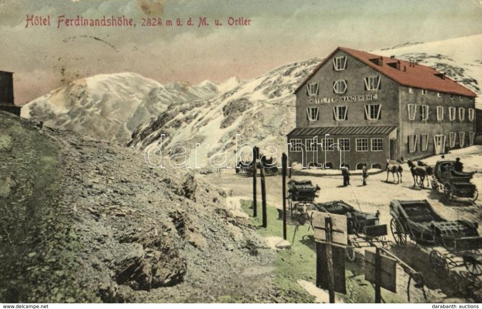 * T2 1907 Stilfser Joch (Passo Dello Stelvio), Hotel Ferdinandshöhe (Südtirol) - Otros & Sin Clasificación