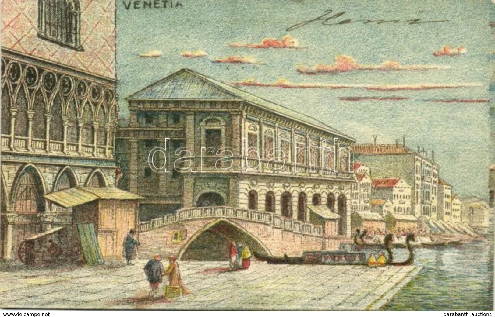 T1/T2 1904 Venice, Venezia, Venetia; Art Postcard, Edition J. N. A. - Otros & Sin Clasificación