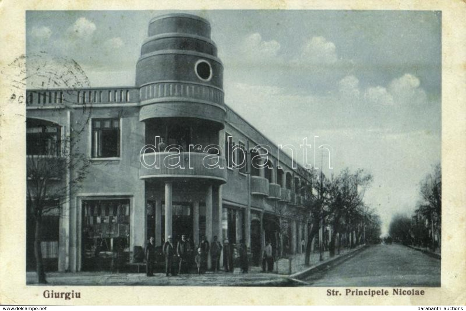 T2/T3 1934 Giurgiu, Gyurgyevó; Str. Principele Nicolae / Street View (EK) - Otros & Sin Clasificación