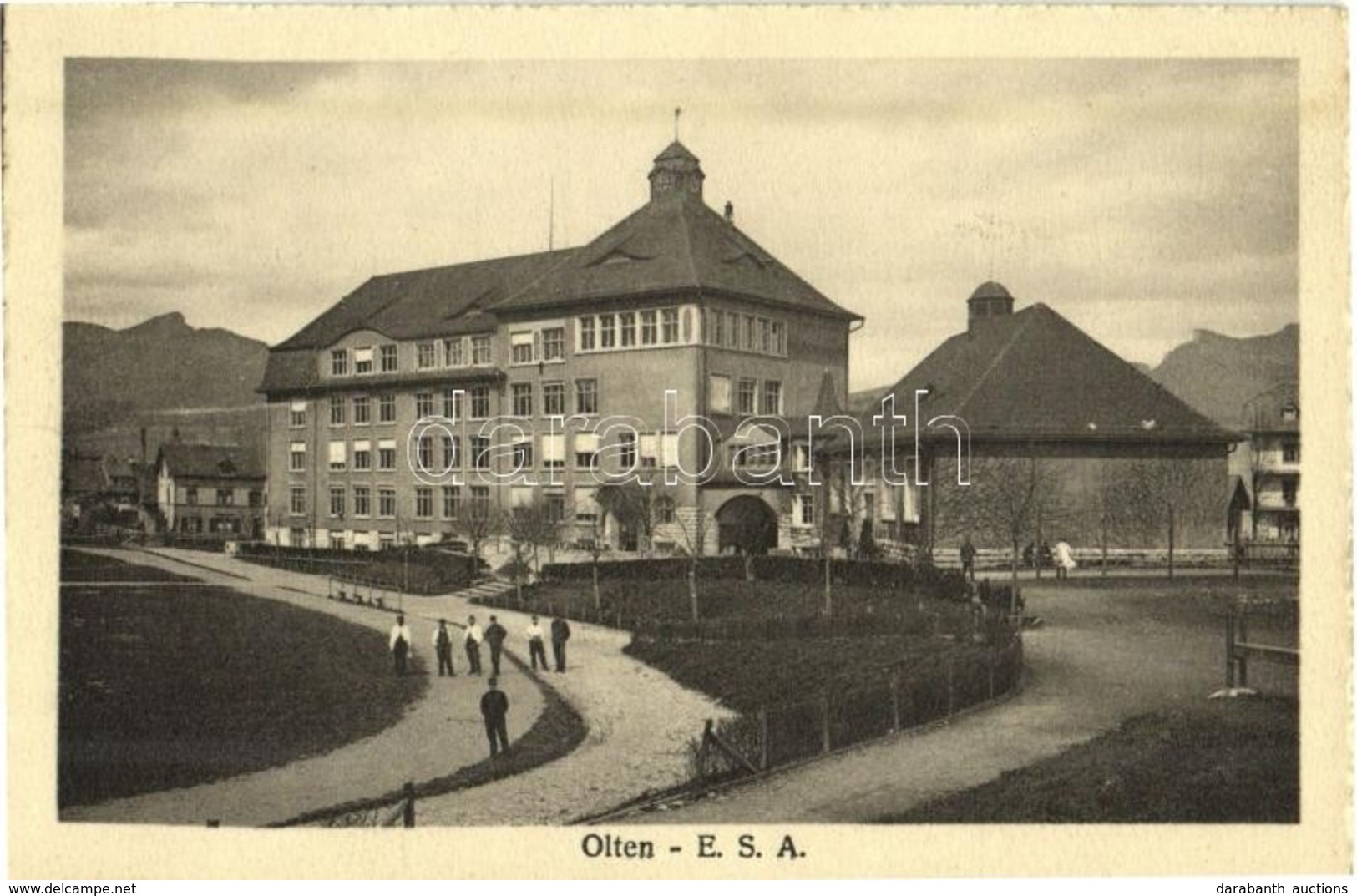 * T1/T2 Olten, E. S. A. / Military Hospital + 'Feldpost Etappen-Sanitatsanstalt Olten' Cancellation - Other & Unclassified
