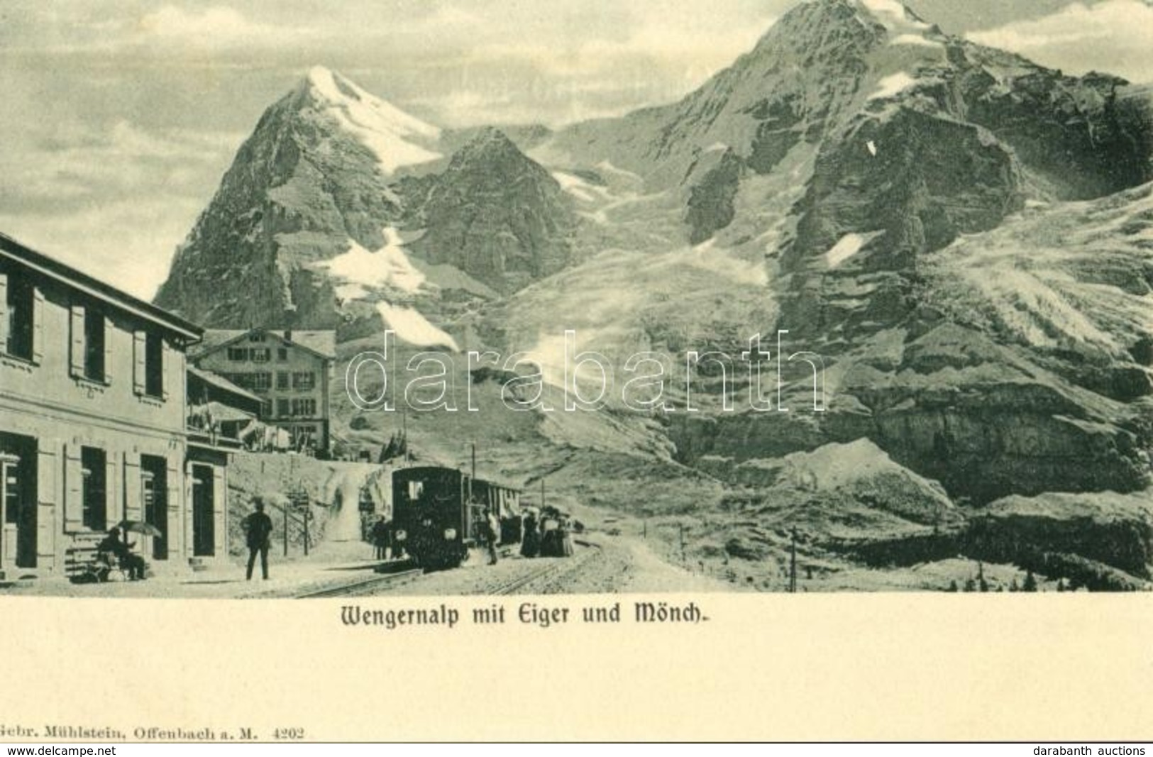 ** T1 Wengernalp Mit Eiger Und Mönch / Highland, Mountains, Railway - Andere & Zonder Classificatie