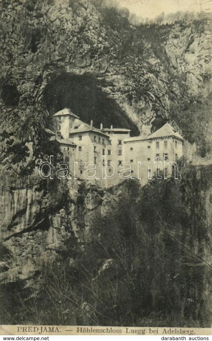 T2/T3 Postojna, Adelsberg; Predjama / Höhlenschloss Luegg / Predjama Castle, Built Within A Cave (EK) - Otros & Sin Clasificación