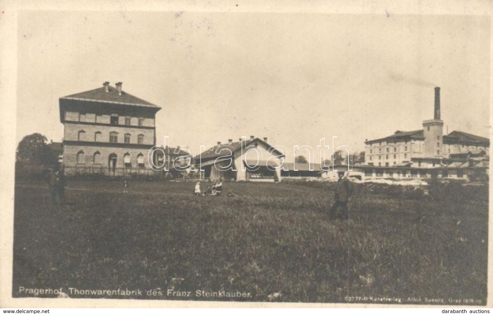 * T2 Pragersko, Pragerhof; Thonwarenfabrik Des Franz Steinklauber / Clay Goods Factory. Amalie Churfürst - Otros & Sin Clasificación