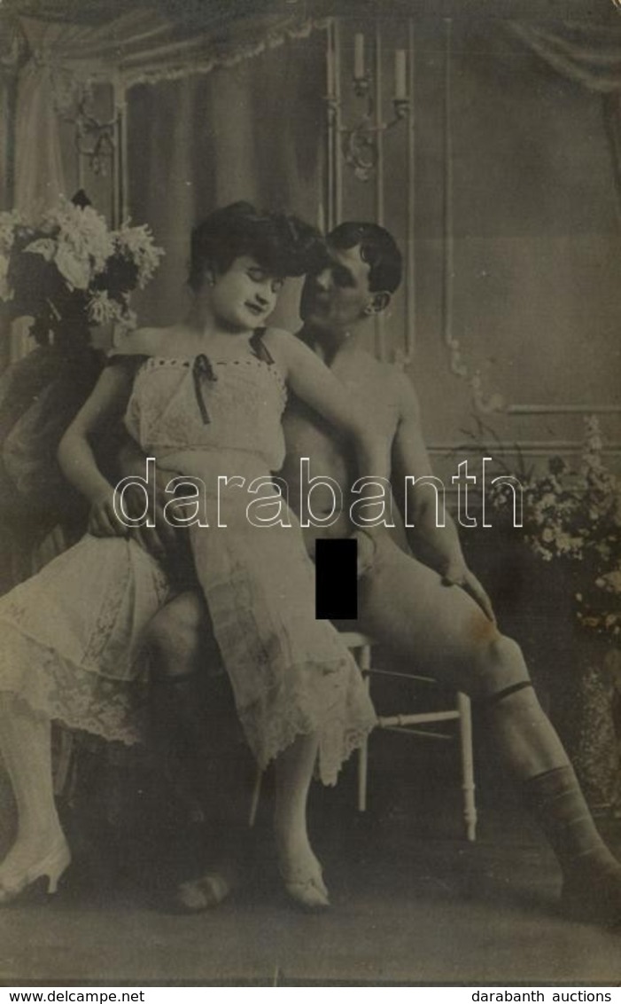 ** T2/T3 Vintage Pornographic Photo Postcard (fl) - Ohne Zuordnung