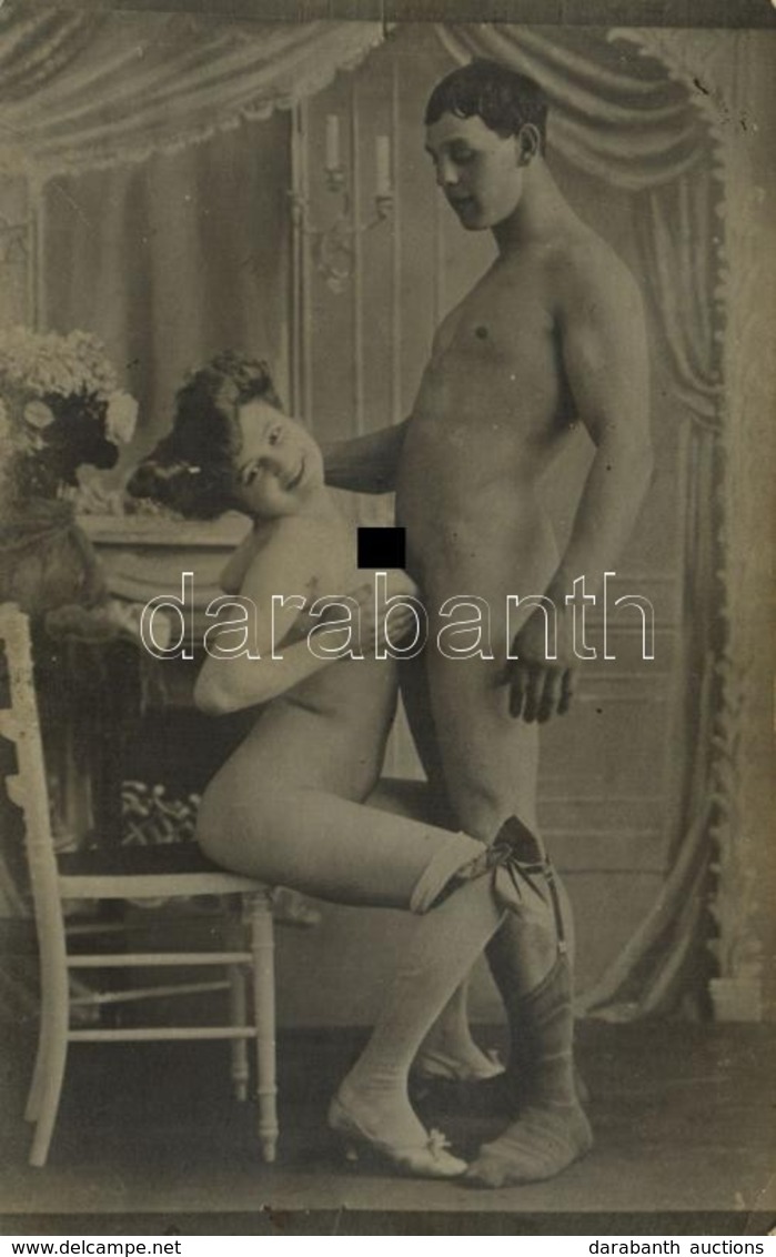 ** T2/T3 Vintage Pornographic Photo Postcard (EK) - Ohne Zuordnung