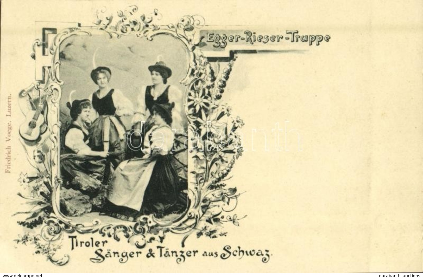 ** T2 Egger-Rieser-Truppe, Tiroler Sanger & Tanzer Aus Schwaz / Folk Costumes, Dancers And Singers, Austrian Folklore Fr - Sin Clasificación