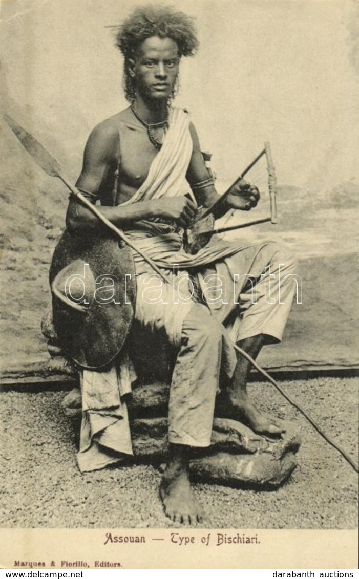 ** T2 Aswan, Assouan; Type Of Bischiari / Warrior, Egyptian Folklore - Ohne Zuordnung