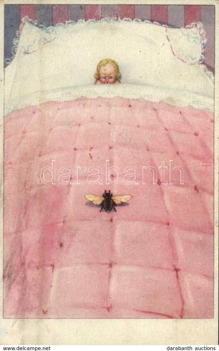 T2/T3 Child With Bee. WSSB No. 5834. - Ohne Zuordnung