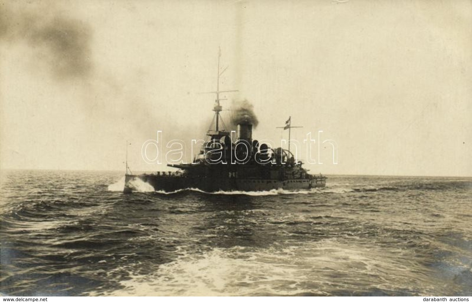** T2 SMS Monarch Osztrák-magyar Monarch-osztályú Partvédő Páncélosa / K.u.K. Kriegsmarine / Austro-Hungarian Navy SMS M - Unclassified