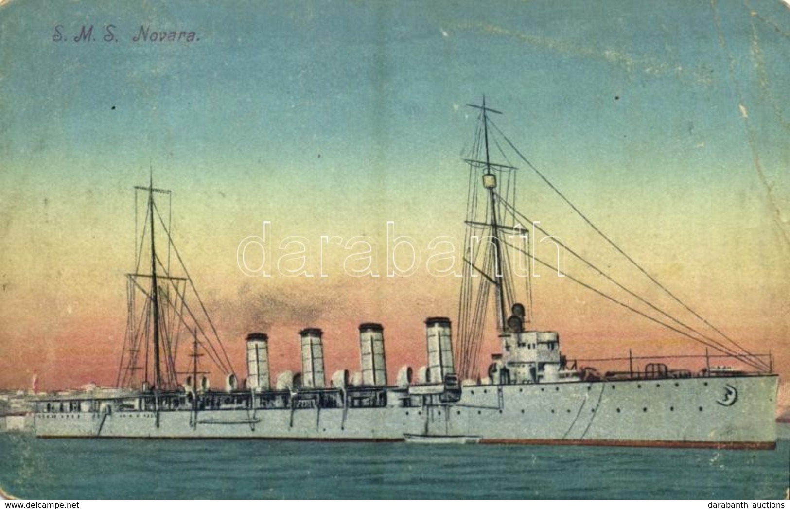 T3/T4 SMS Novara Osztrák-Magyar Haditengerészet Helgoland-osztályú Gyorscirkálója / Austro-Hungarian Navy (K.u.K. Kriegs - Ohne Zuordnung