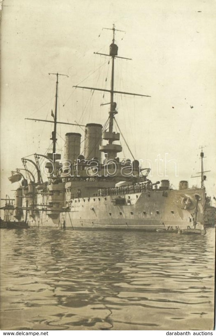 ** T2 Osztrák-Magyar Monarchia Hadihajó / K.u.K. Kriegsmarine / Austro-Hungarian Navy Battleship. Photo - Unclassified