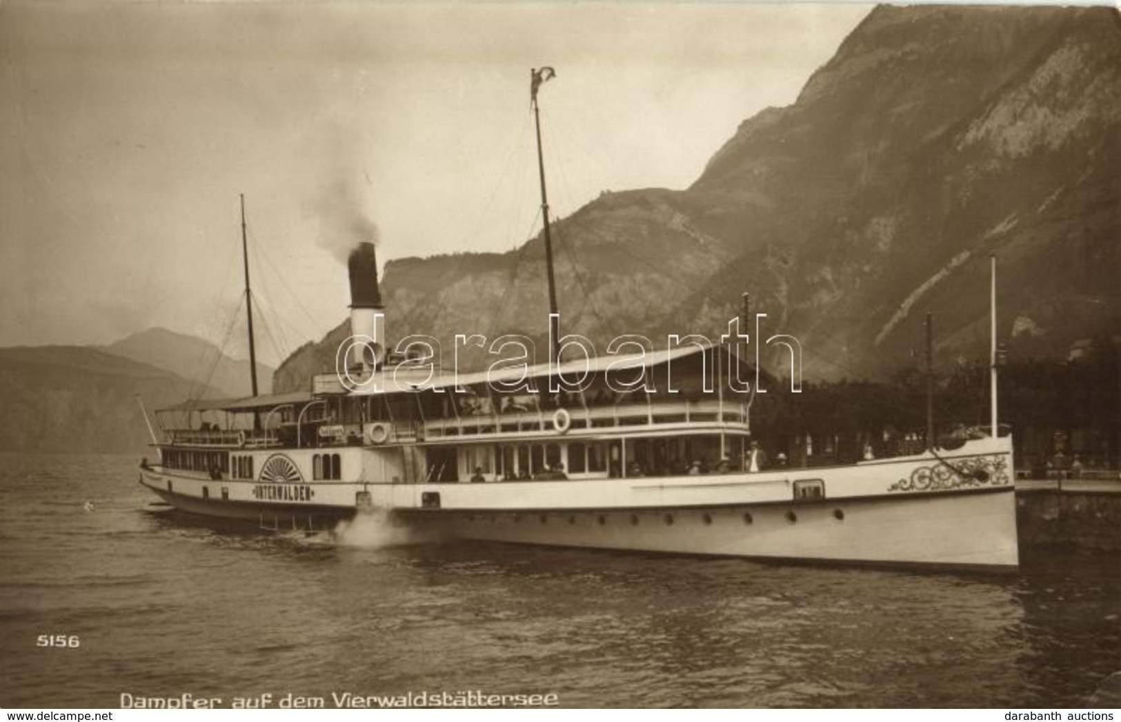 * T1/T2 Dampfer Auf Dem Vierwaldstattersee / Swiss Steamship - Unclassified