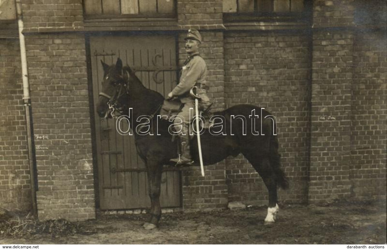 T2 Első Világháborús Osztrák-magyar Lovaskatona / WWI K.u.K. (Austro-Hungarian) Military, Cavalryman. Photo - Ohne Zuordnung