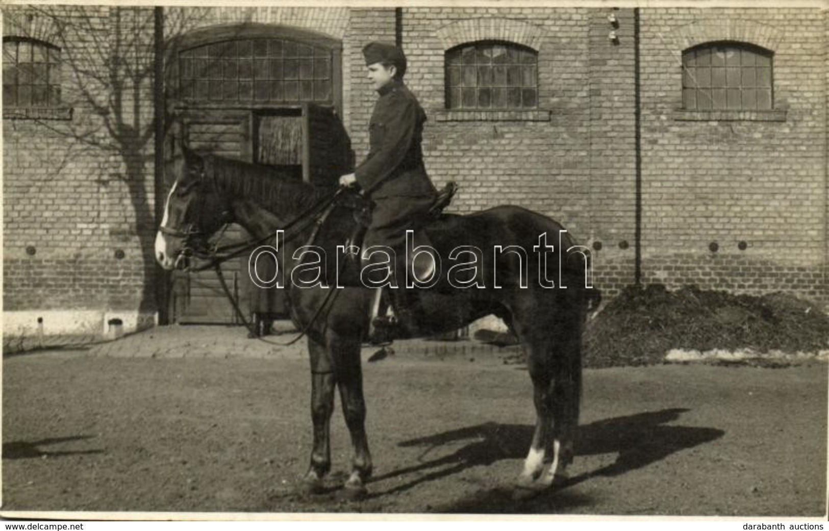 ** T2/T3 Első Világháborús Osztrák-magyar Lovaskatona / WWI K.u.K. (Austro-Hungarian) Military, Cavalryman. Photo - Unclassified