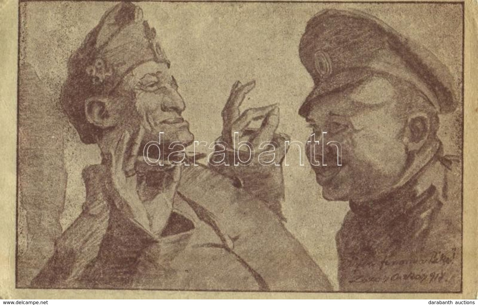 ** T3 1918 Gott, Ist Der Frieden Schön! / Ilyen Finom A Béke! / WWI Austro-Hungarian K.u.K. Military, Peace Propaganda,  - Unclassified