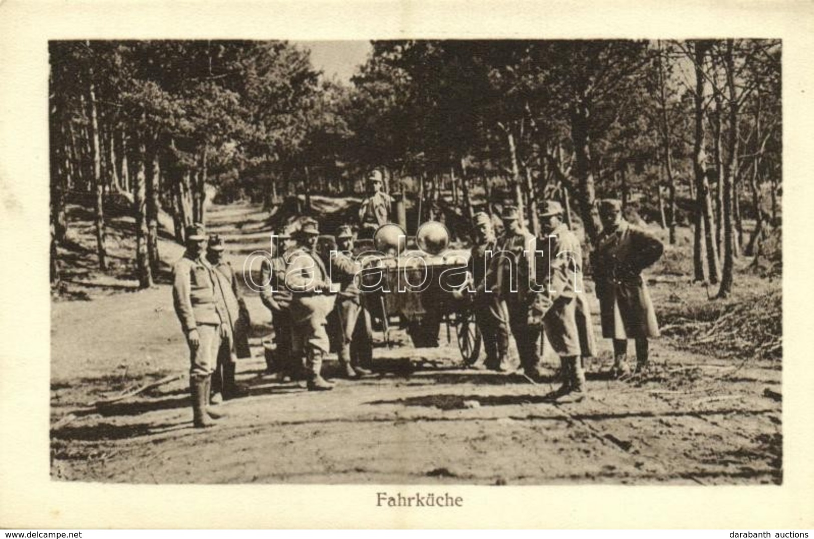 ** T1 Fahrküche. Nr. 80. Kunstanstalt Jos. Drotleff / K.u.K. (Austro-Hungarian) Military Mobile Field Kitchen - Unclassified