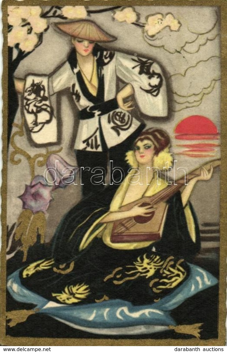 T2 Italian Art Postcard. Chinese Style. Ballerini & Fratini 388. S: Chiostri - Unclassified