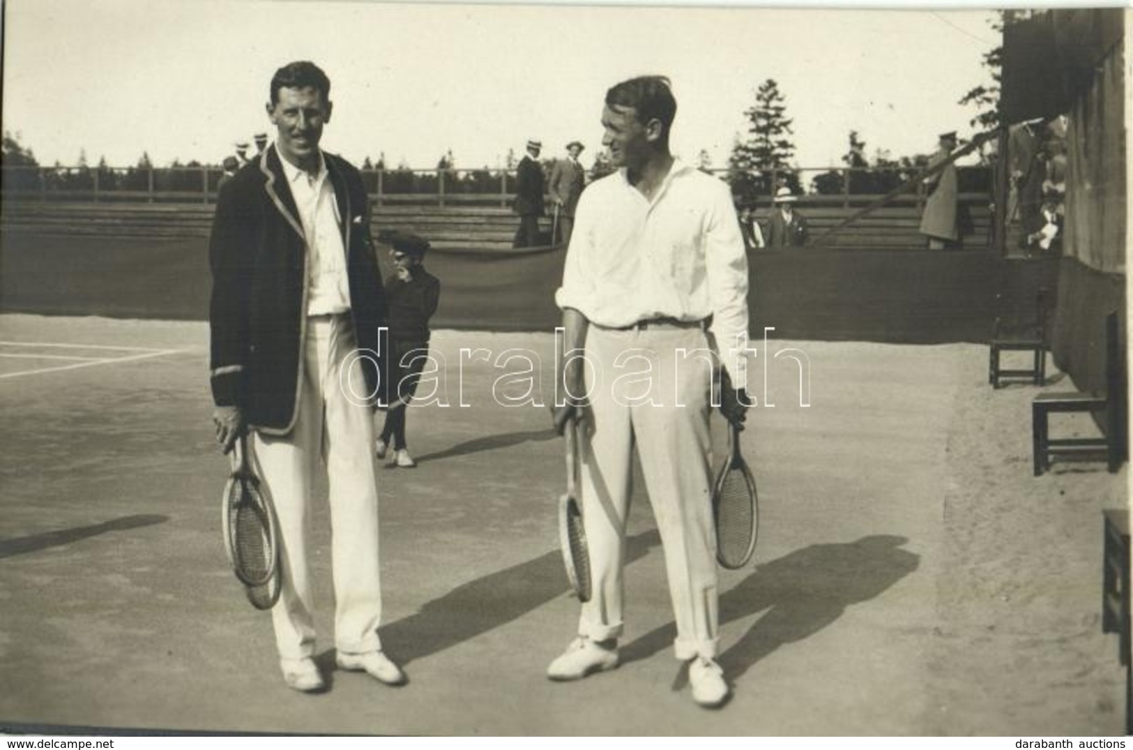 ** T1 1912 Stockholm, Olympiska Spelens Officiella. Nr. 46. Sydafrikanerna Kitson Och Winslow Vinnarna Af Gentlemens Dou - Ohne Zuordnung