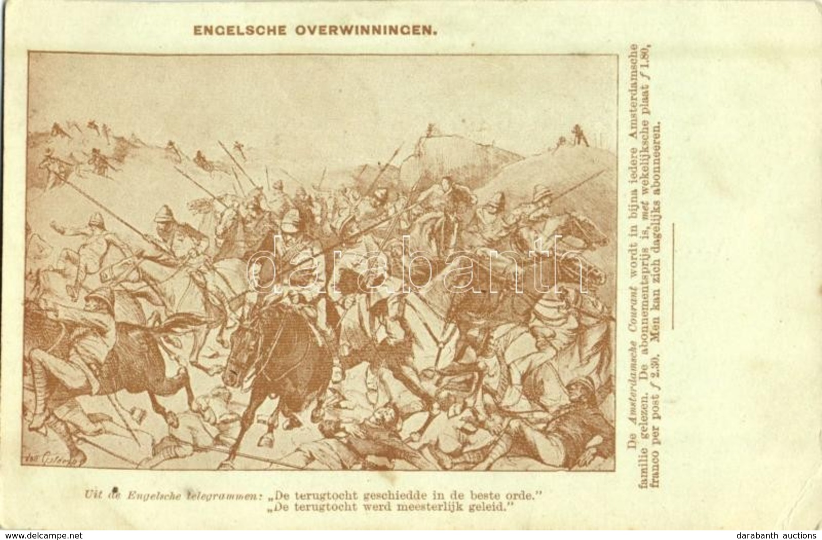 ** T2/T3 'Engelsche Overwinningen' / 'English Victories', Dutch Anti-British Propaganda, Humour S: Van Geldorp (EK) - Unclassified