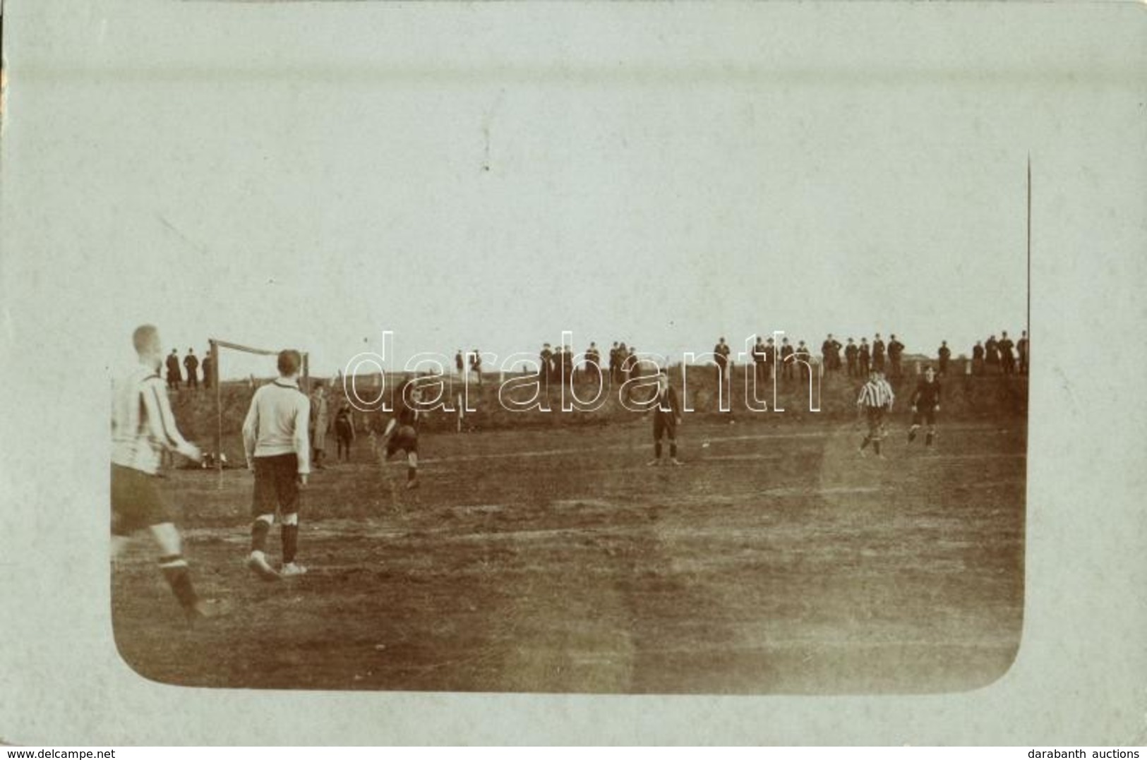 * T2 1911 Budapest XXII. Budafok, Labdarúgó (foci) Mérkőzés / Hungarian Football Match. Photo - Unclassified